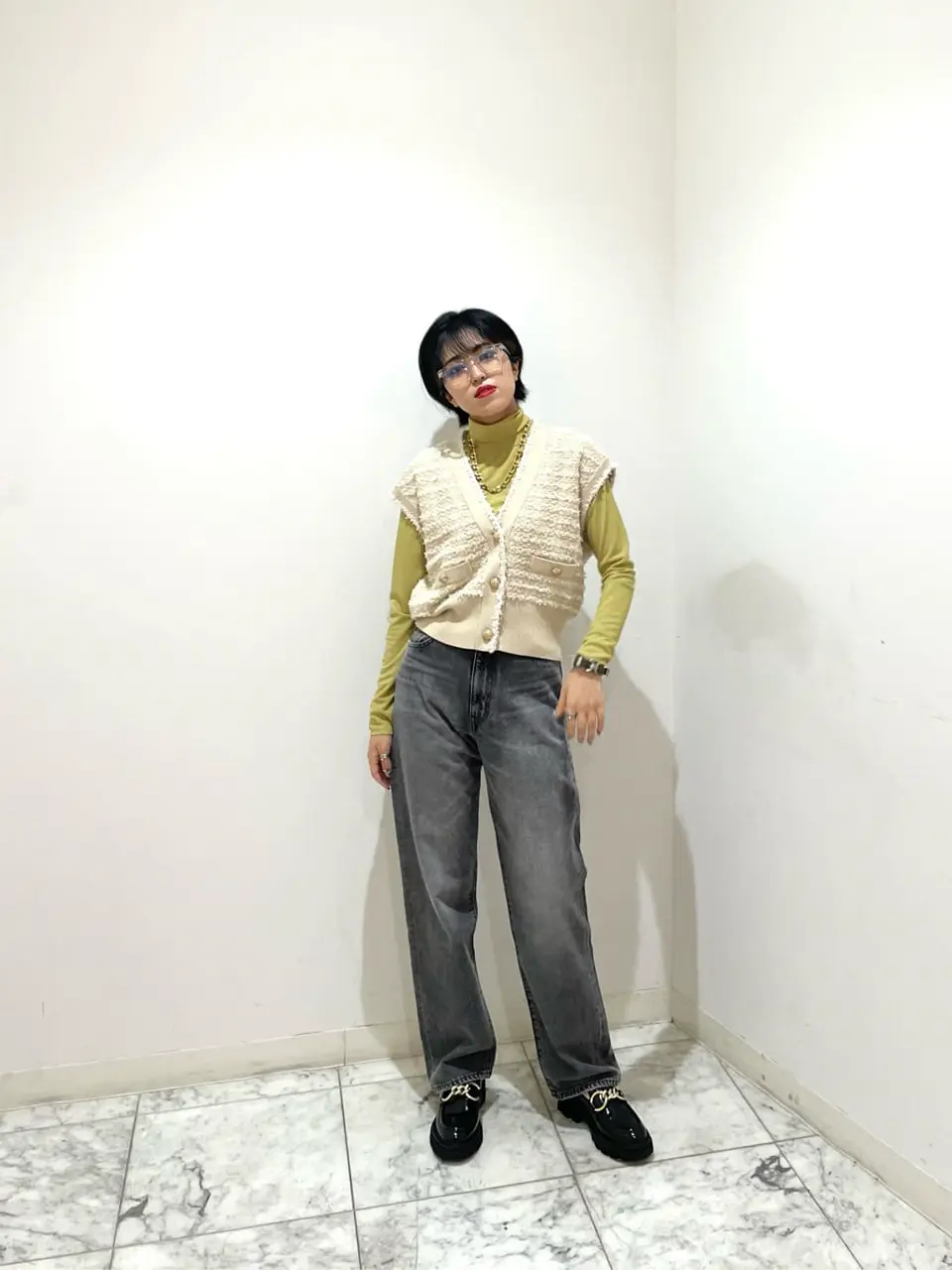 GRACE CONTINENTAL yoshi コーディネート画像