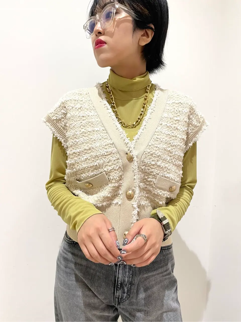 GRACE CONTINENTAL yoshi コーディネート画像