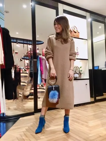 GRACE CONTINENTAL yukimi yonee コーディネート画像