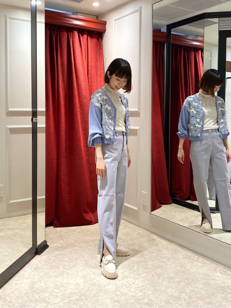 GRACE CONTINENTAL Abe コーディネート画像