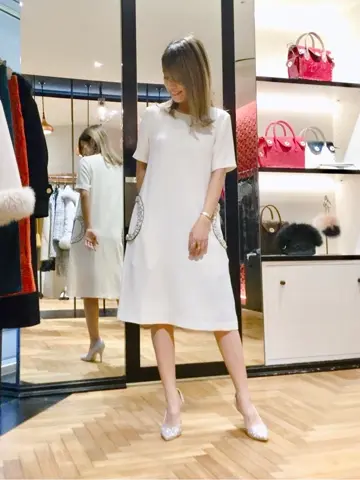 GRACE CONTINENTAL yukimi yonee コーディネート画像