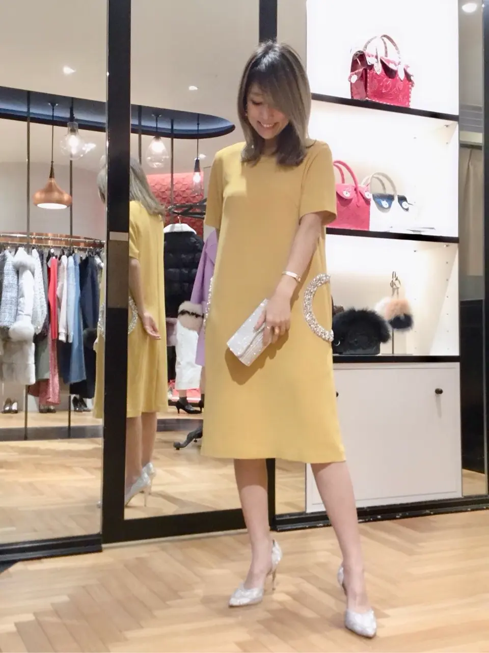 GRACE CONTINENTAL yukimi yonee コーディネート画像