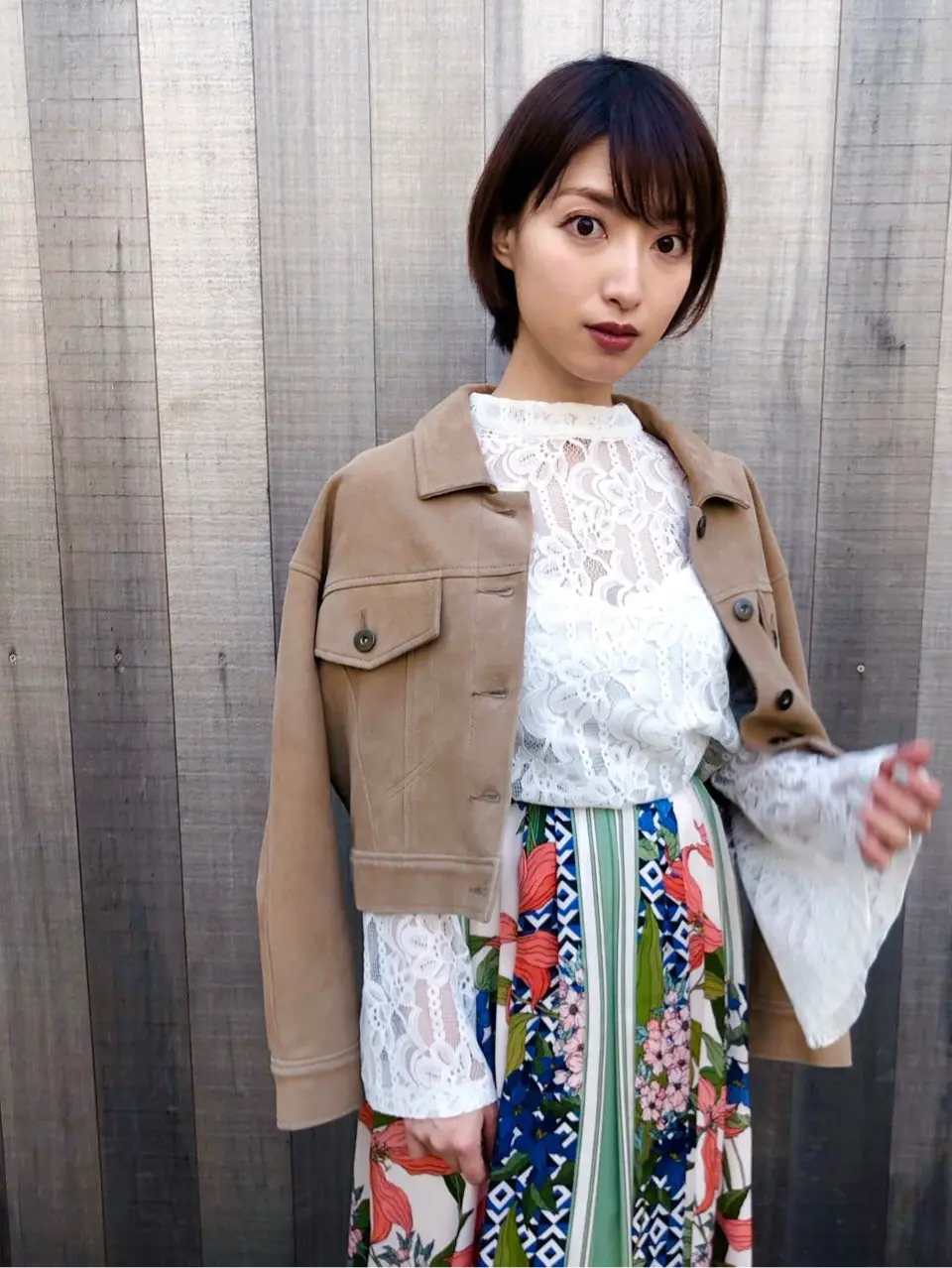 GRACE CONTINENTAL 青木育日 コーディネート画像