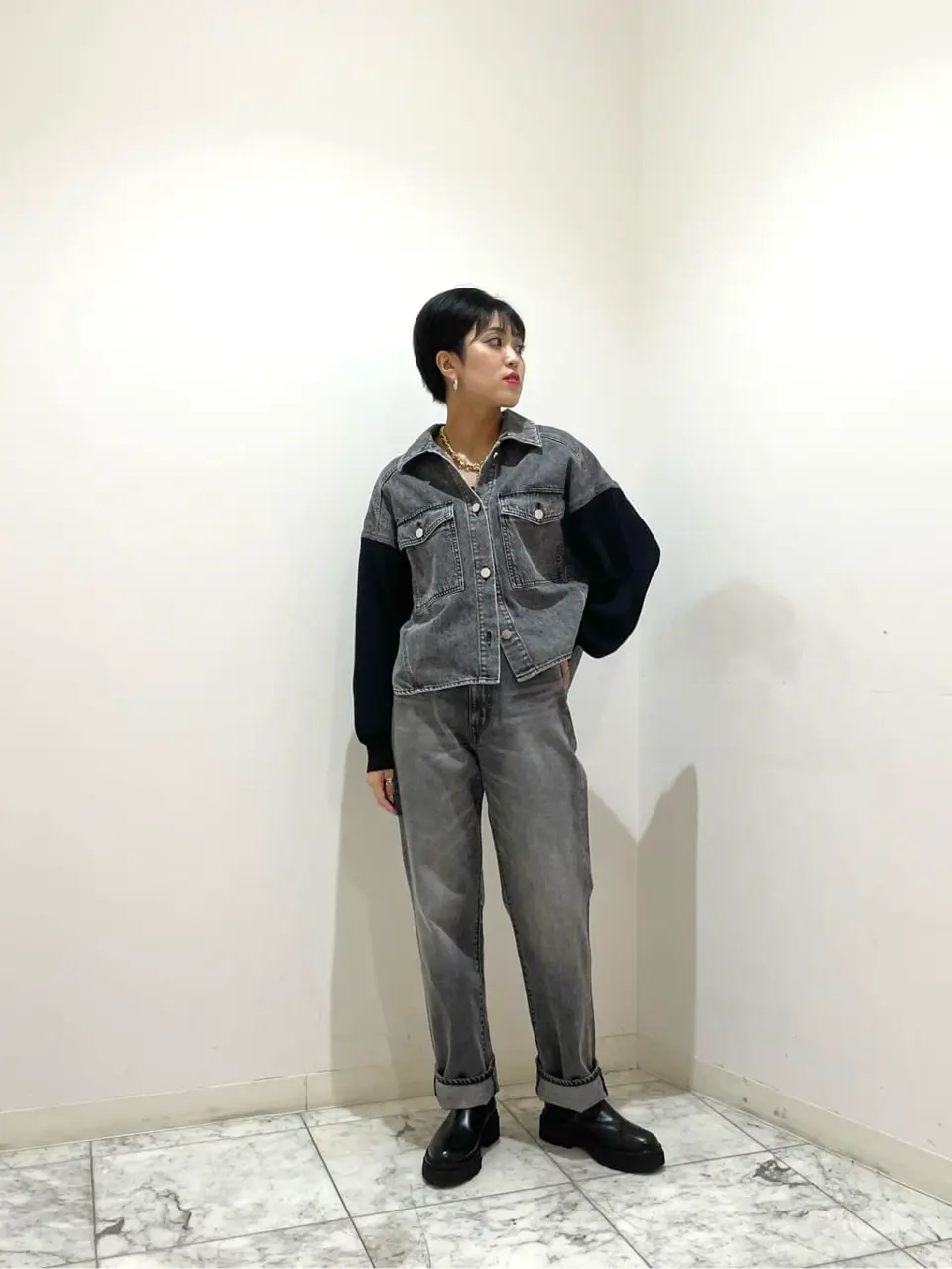 GRACE CONTINENTAL yoshi コーディネート画像