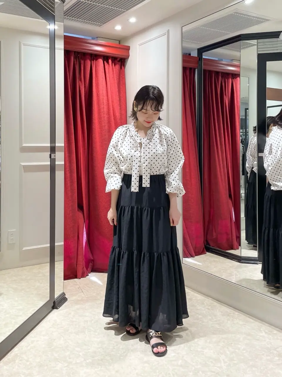 GRACE CONTINENTAL SAYUMI Nagashima コーディネート画像