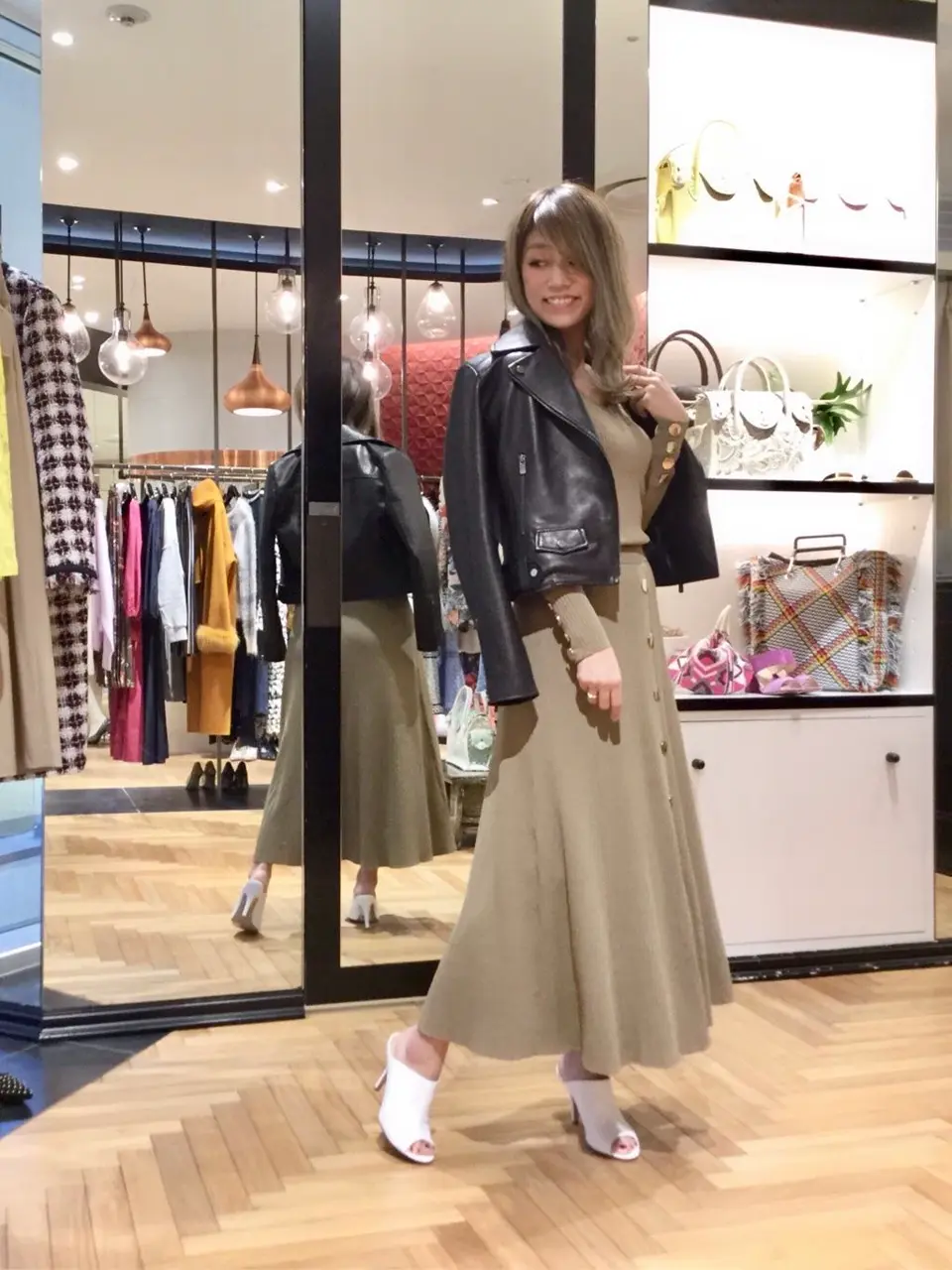 GRACE CONTINENTAL yukimi yonee コーディネート画像