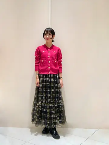 GRACE CONTINENTAL 尾田亜沙美 コーディネート画像