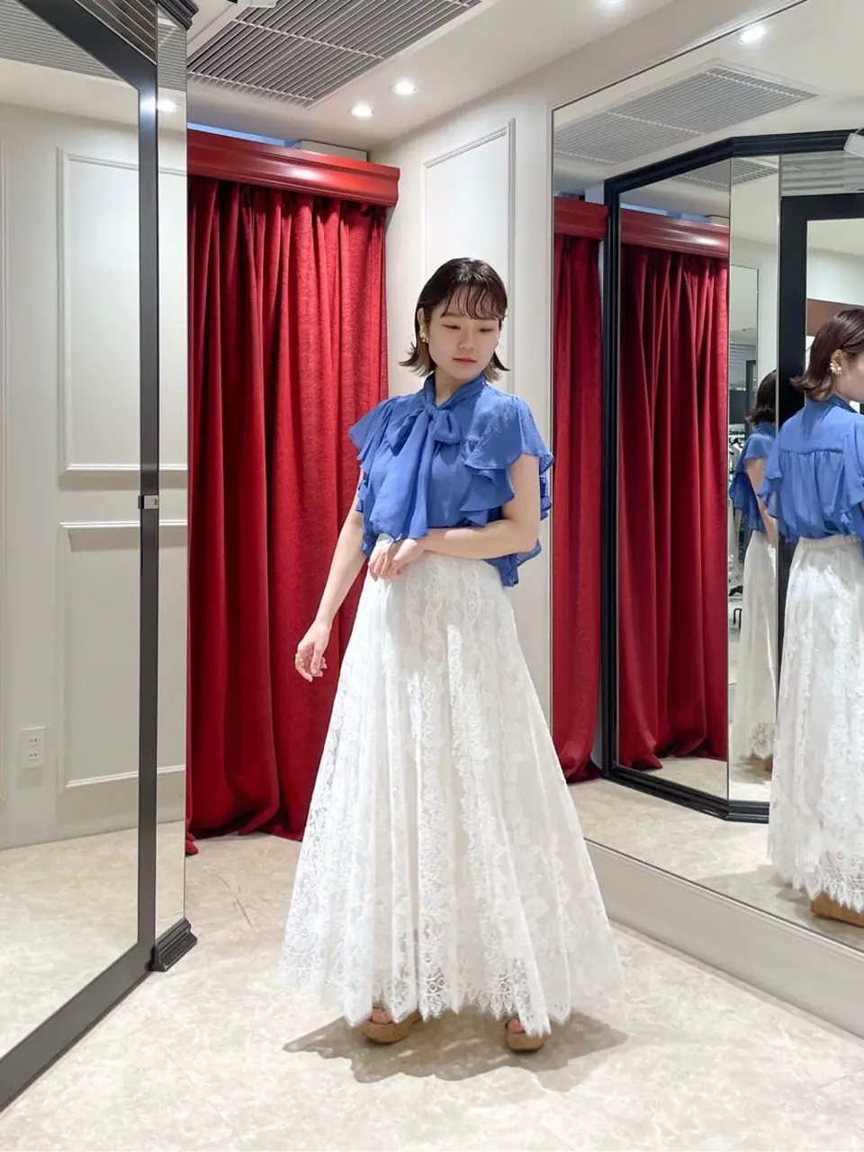 GRACE CONTINENTAL SAYUMI Nagashima コーディネート画像