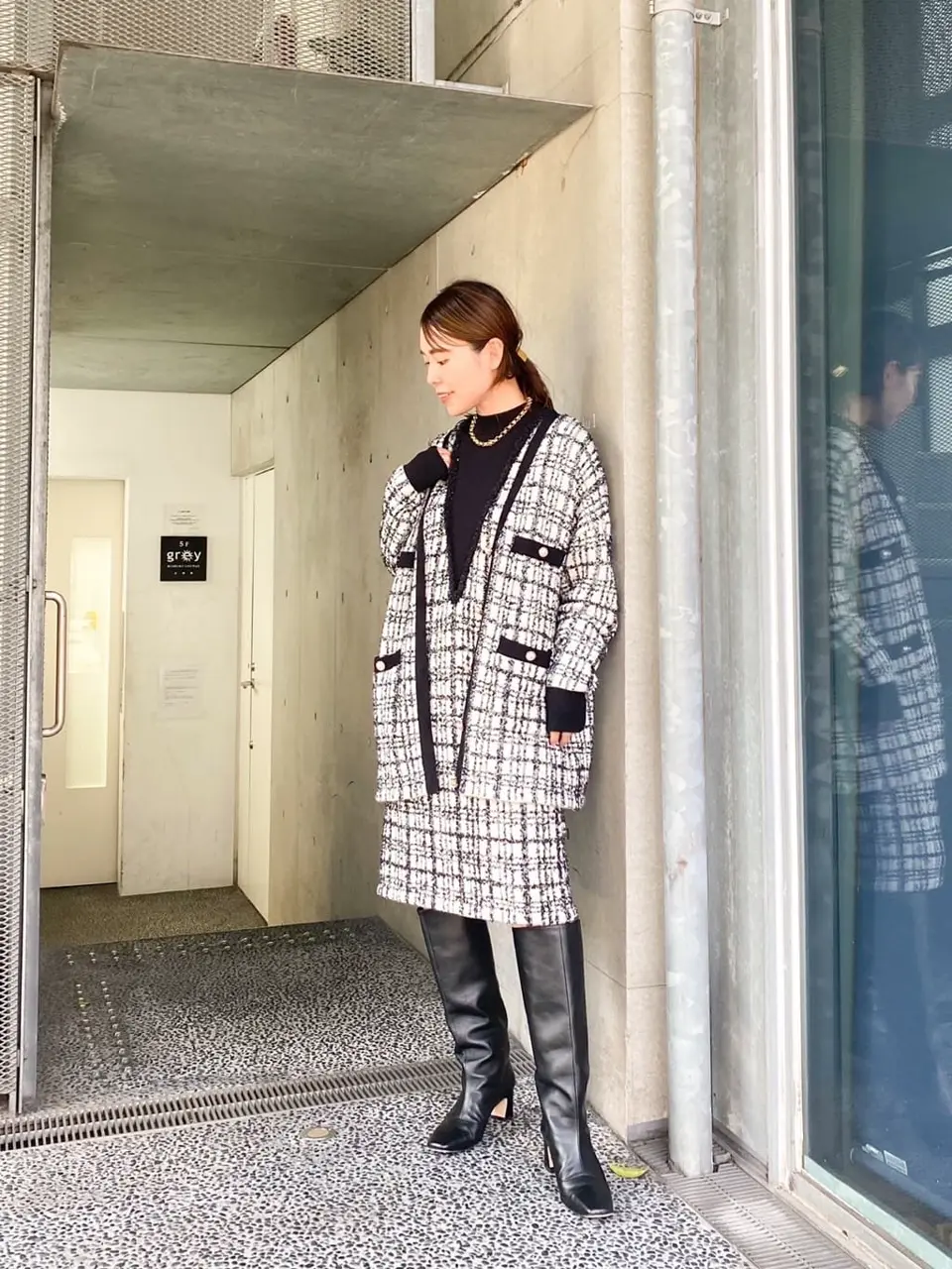  古川温子 コーディネート画像