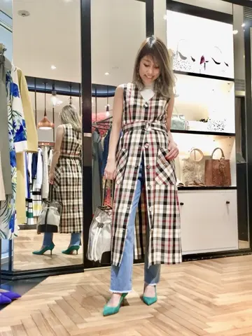 GRACE CONTINENTAL yukimi yonee コーディネート画像