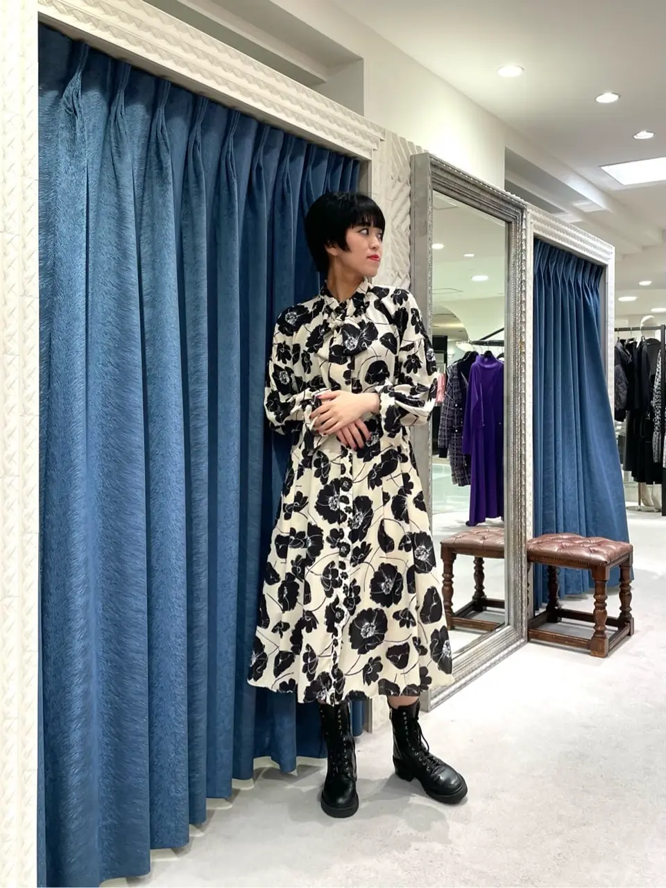 GRACE CONTINENTAL yoshi コーディネート画像