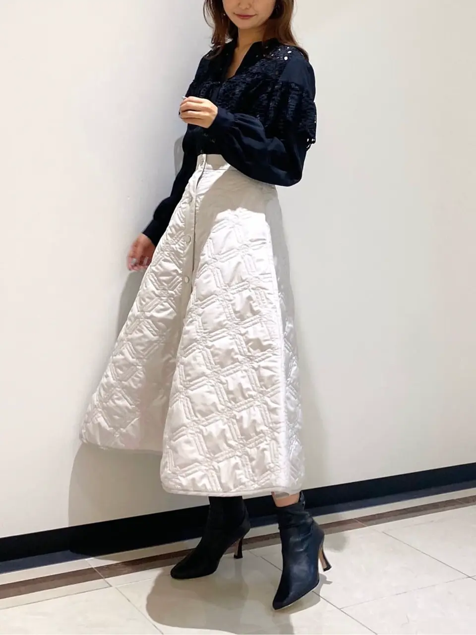 GRACE CONTINENTAL MORITA AI コーディネート画像