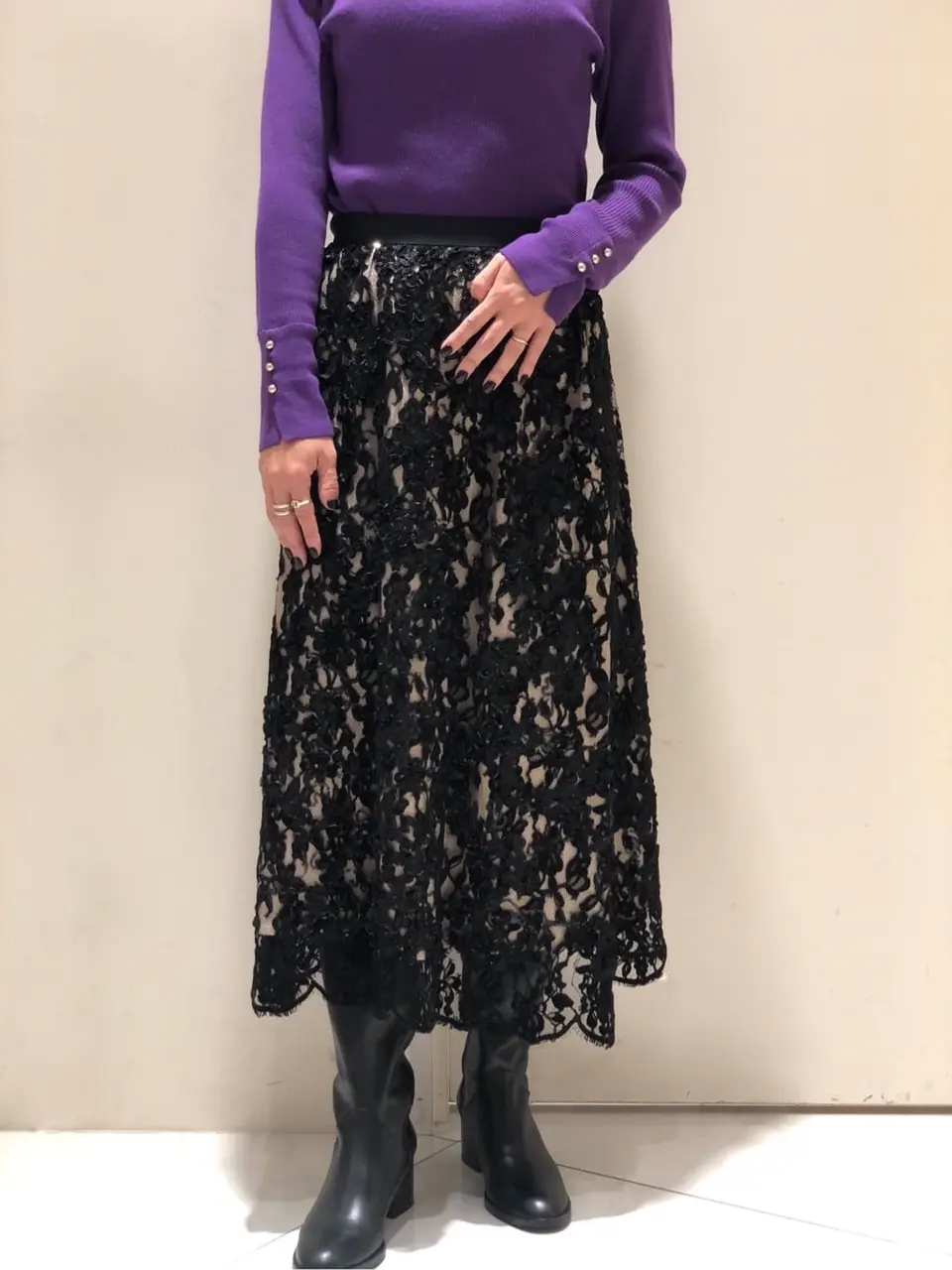 GRACE CONTINENTAL 尾田亜沙美 コーディネート画像