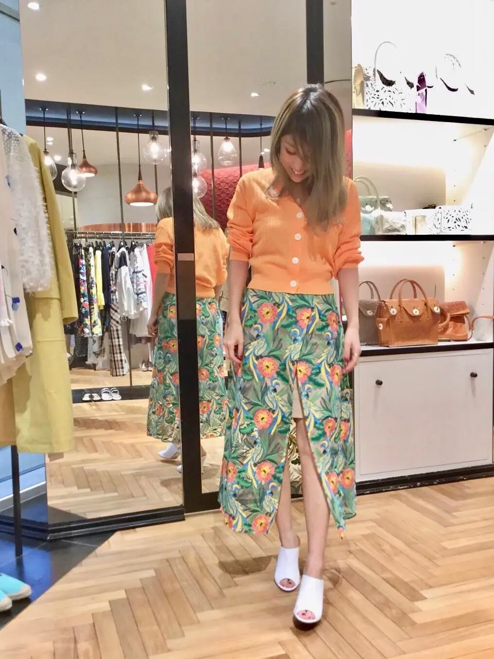 GRACE CONTINENTAL yukimi yonee コーディネート画像