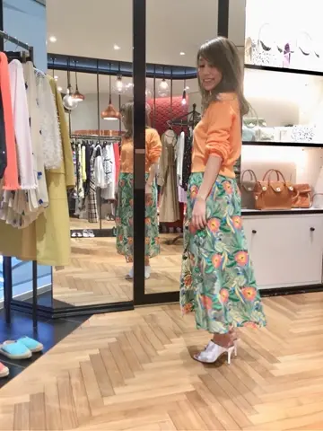 GRACE CONTINENTAL yukimi yonee コーディネート画像