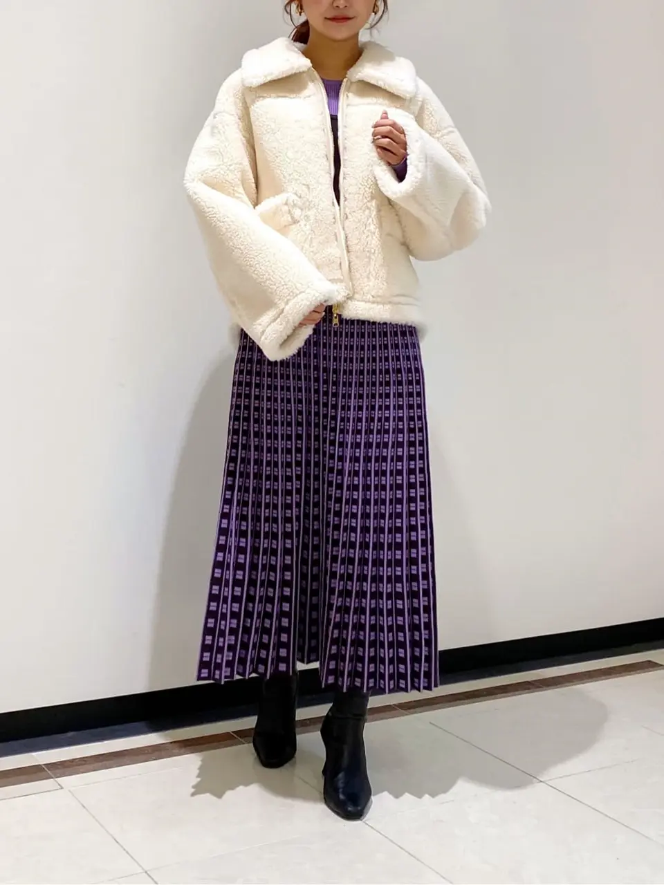 GRACE CONTINENTAL MORITA AI コーディネート画像