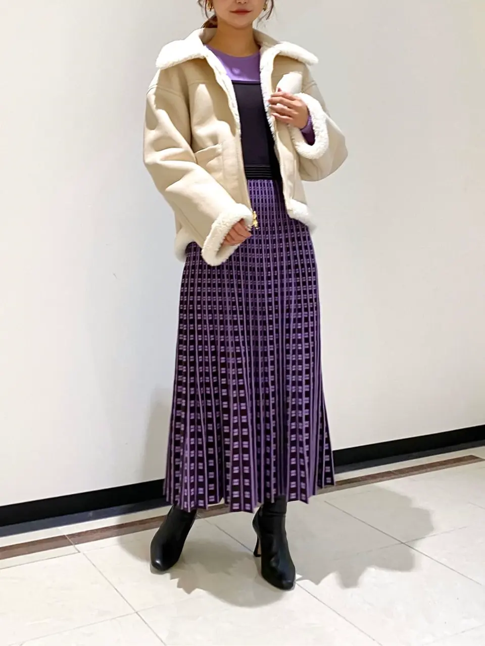 GRACE CONTINENTAL MORITA AI コーディネート画像