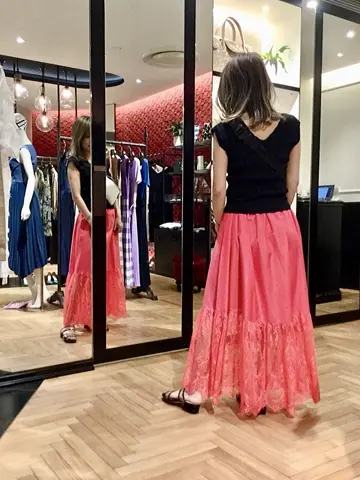 GRACE CONTINENTAL yukimi yonee コーディネート画像