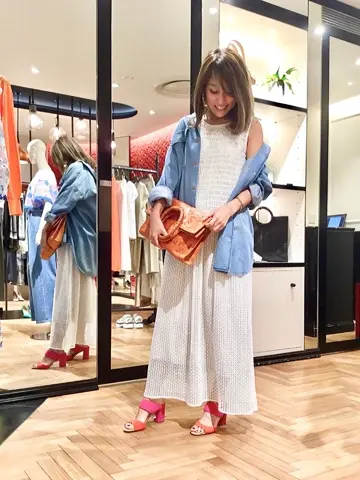 GRACE CONTINENTAL yukimi yonee コーディネート画像