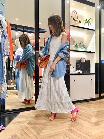 GRACE CONTINENTAL yukimi yonee コーディネート画像