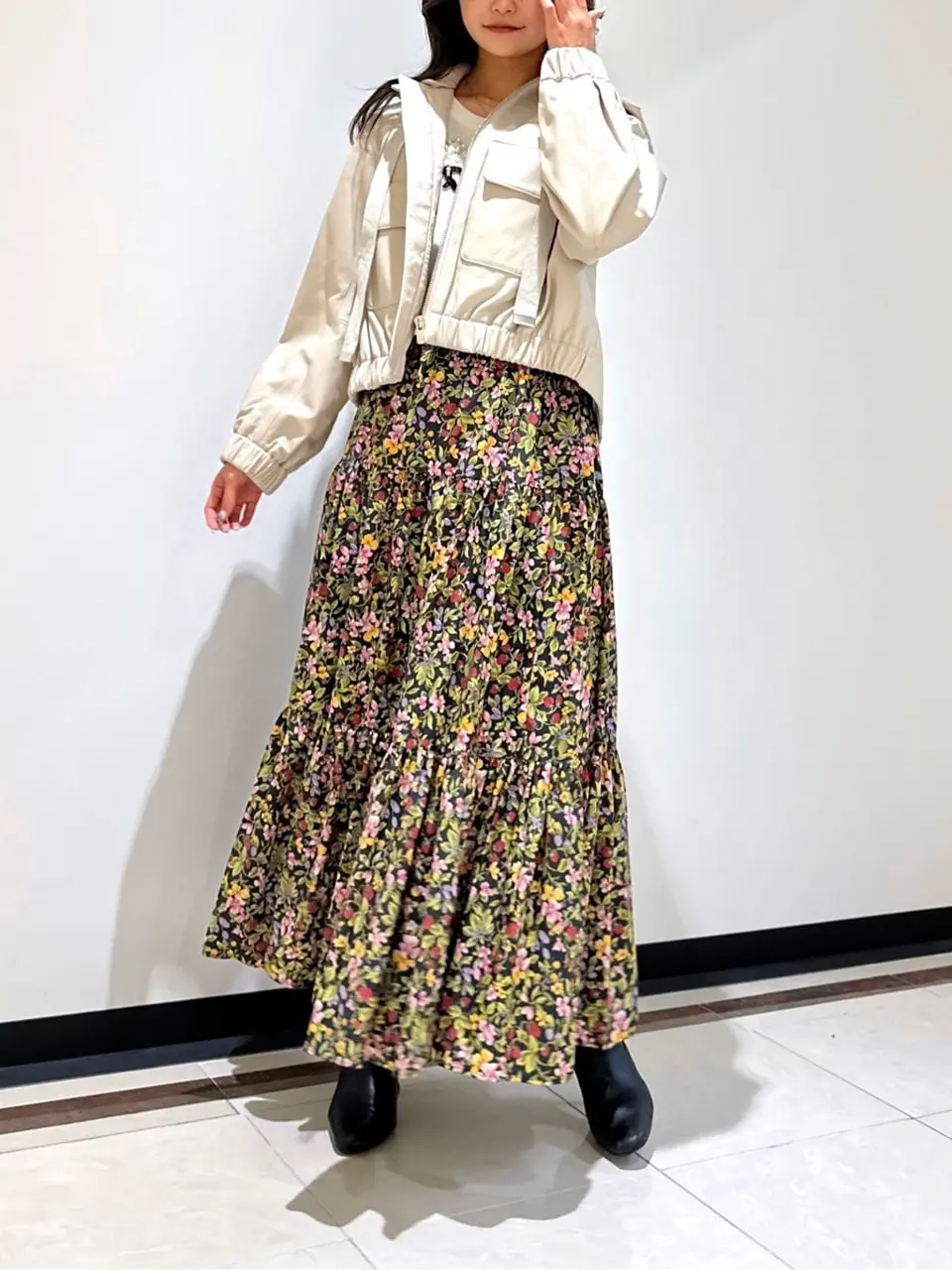 GRACE CONTINENTAL MORITA AI コーディネート画像