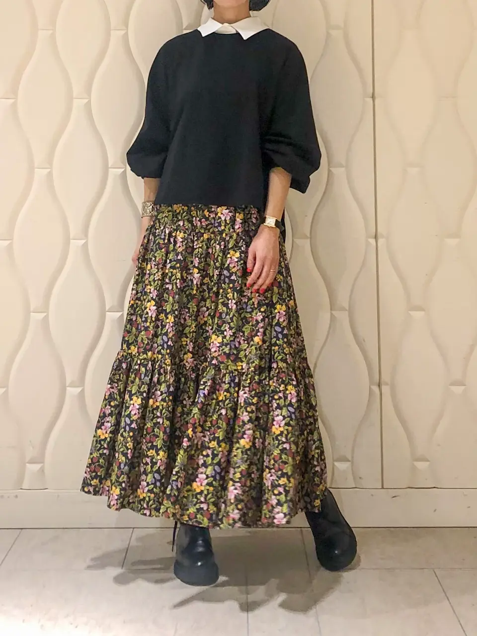 GRACE CONTINENTAL 尾田亜沙美 コーディネート画像