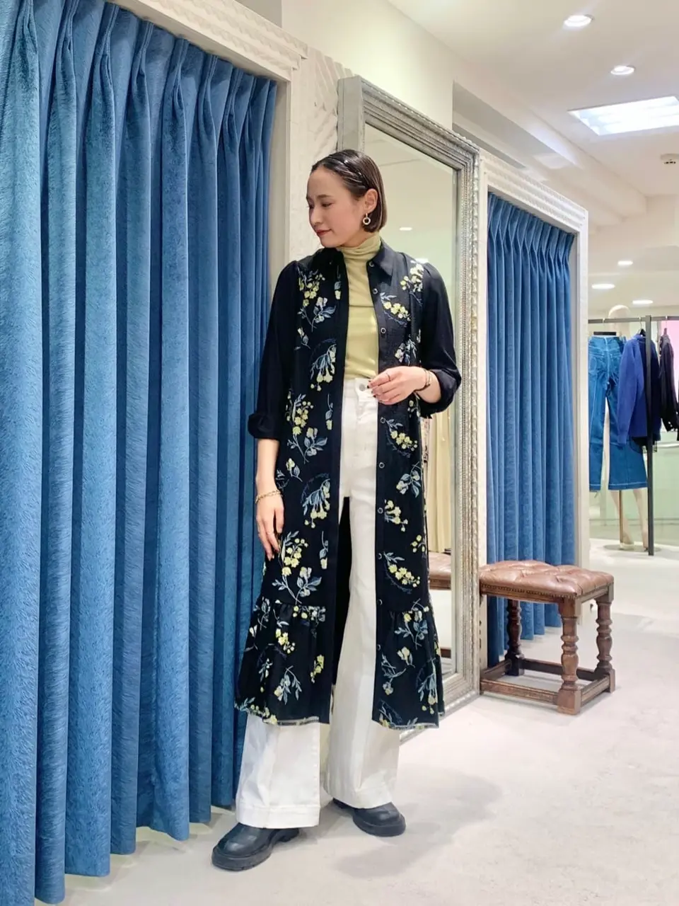 GRACE CONTINENTAL haruka iwasaki コーディネート画像