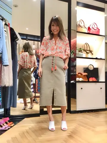 GRACE CONTINENTAL yukimi yonee コーディネート画像