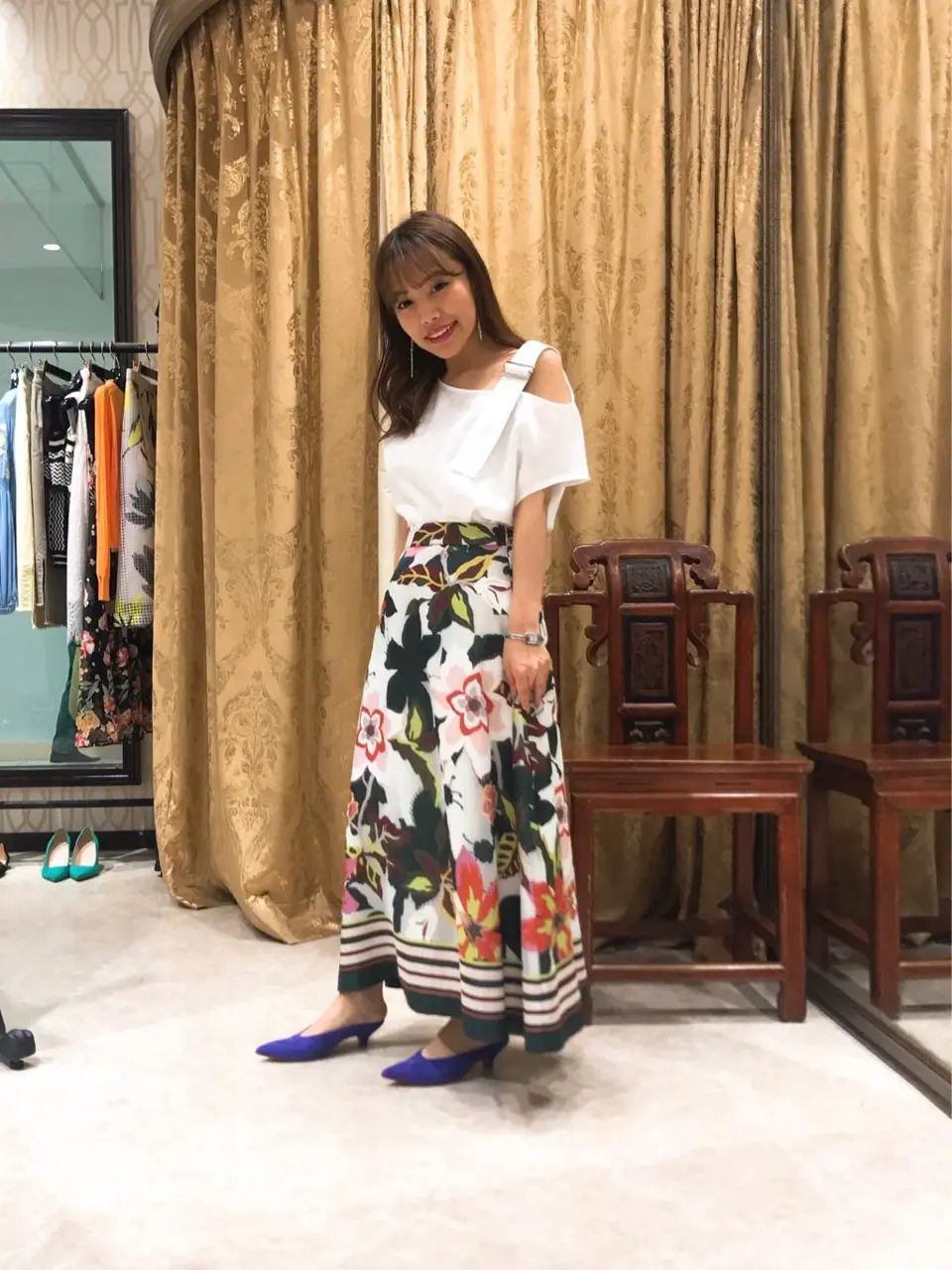 GRACE CONTINENTAL 松﨑　咲良 コーディネート画像