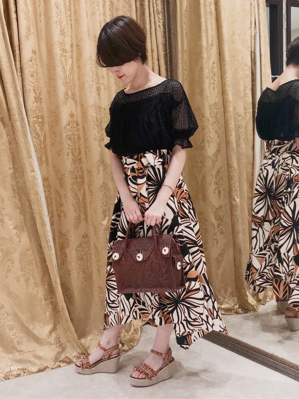 GRACE CONTINENTAL A.FUKUDA コーディネート画像