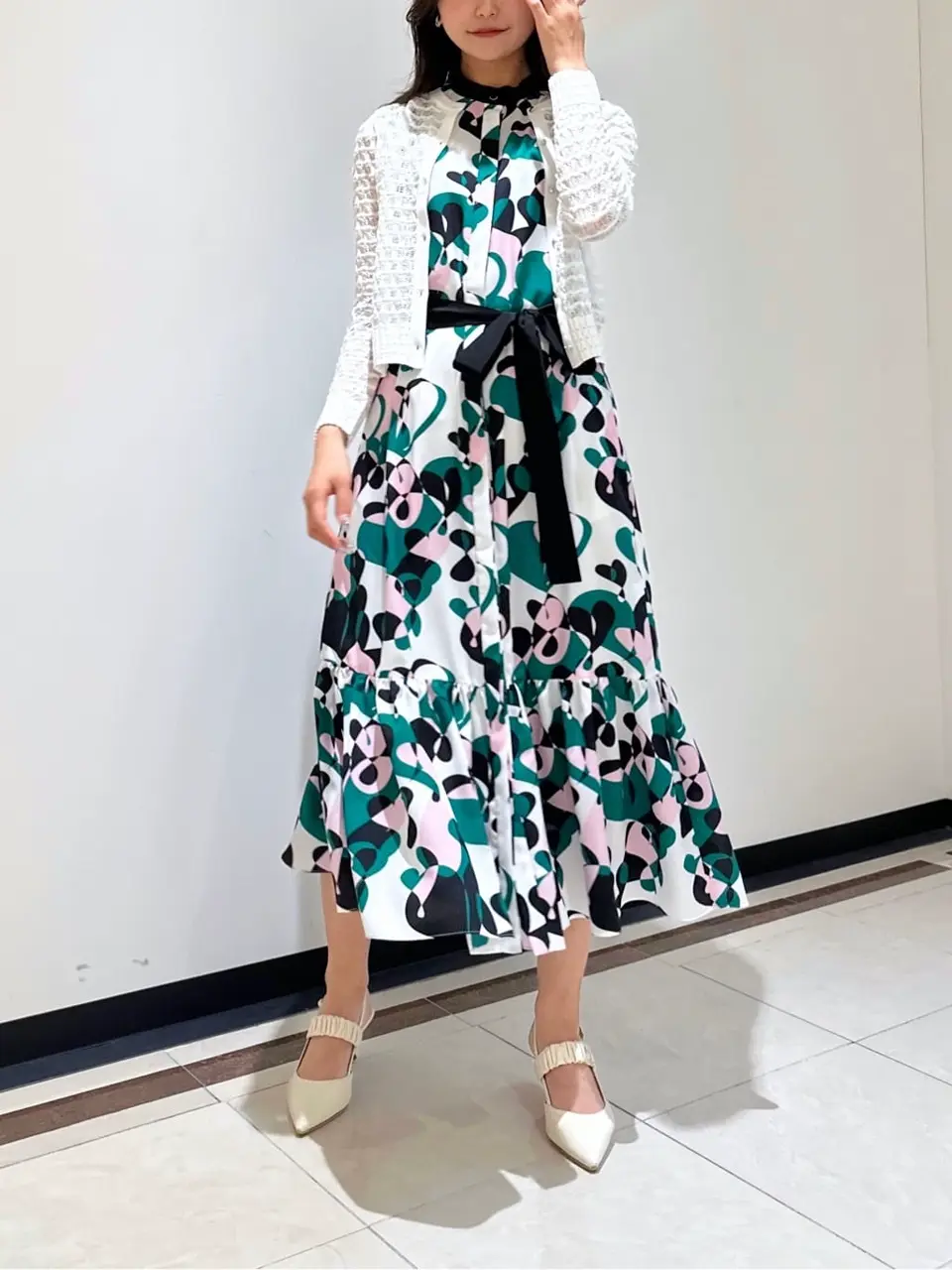 GRACE CONTINENTAL MORITA AI コーディネート画像