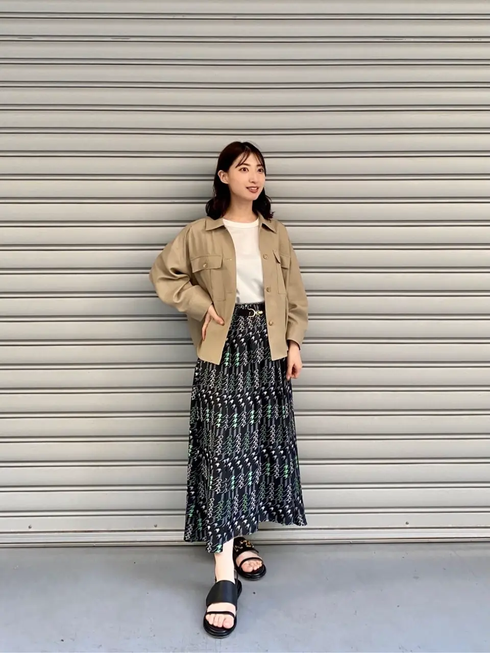  青木育日 コーディネート画像