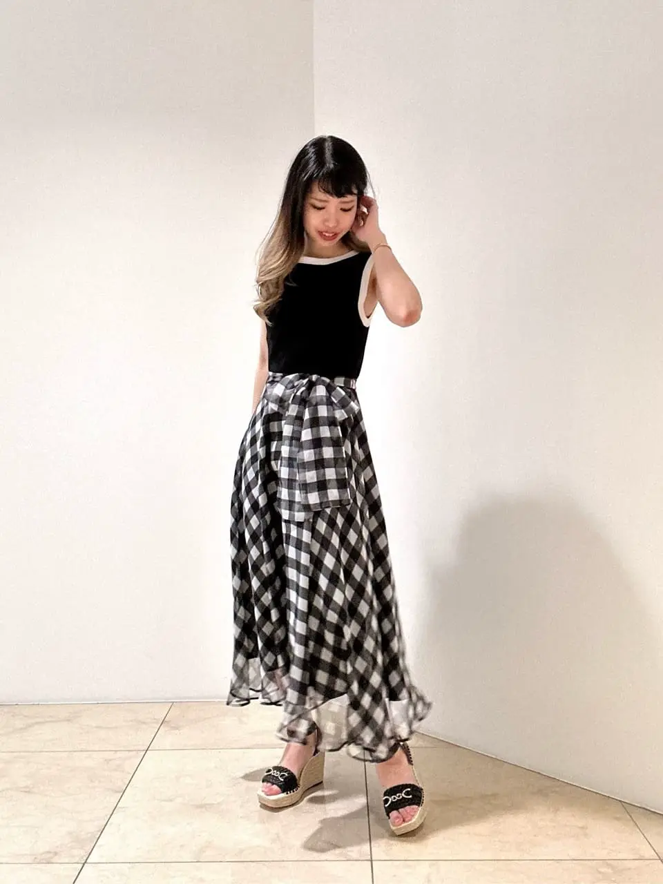 GRACE CONTINENTAL FUKUSHIMA YURIE コーディネート画像