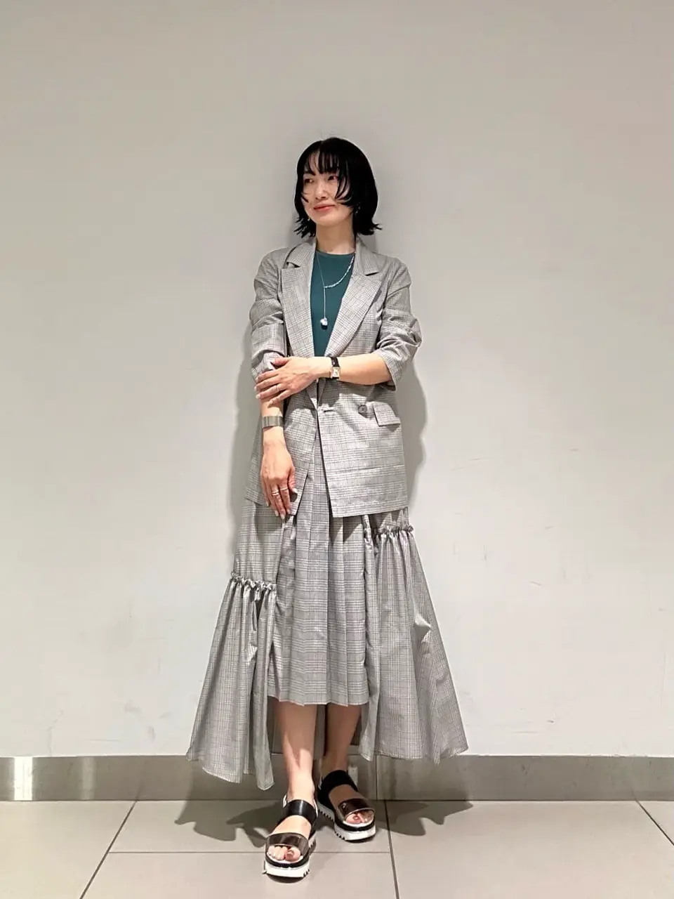 GRACE CONTINENTAL 尾田亜沙美 コーディネート画像