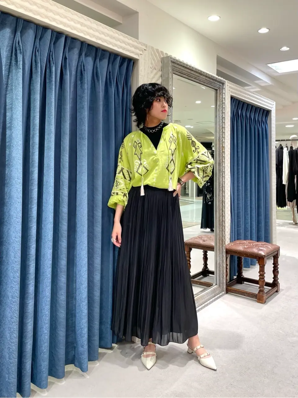 GRACE CONTINENTAL yoshi コーディネート画像