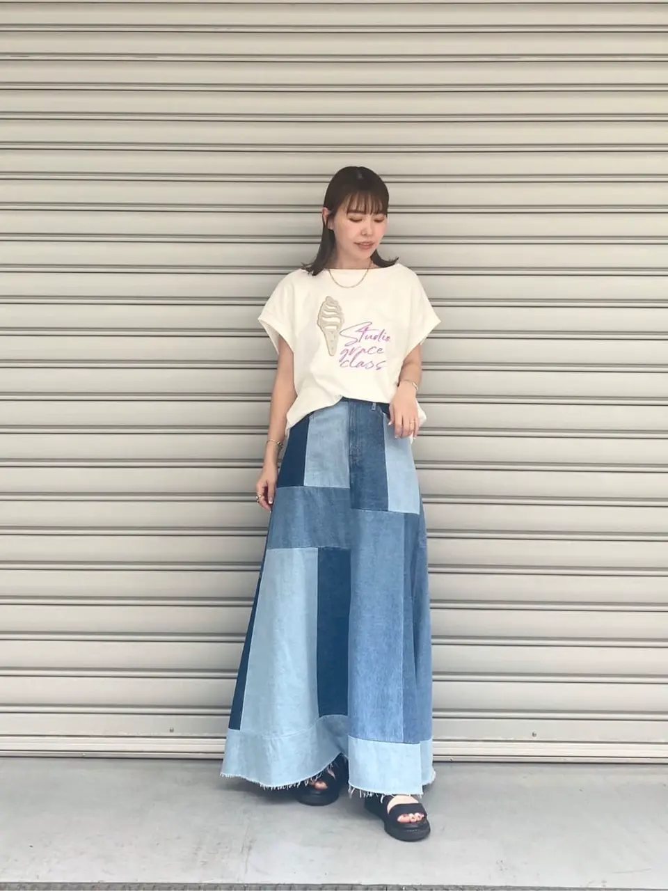  古川温子 コーディネート画像