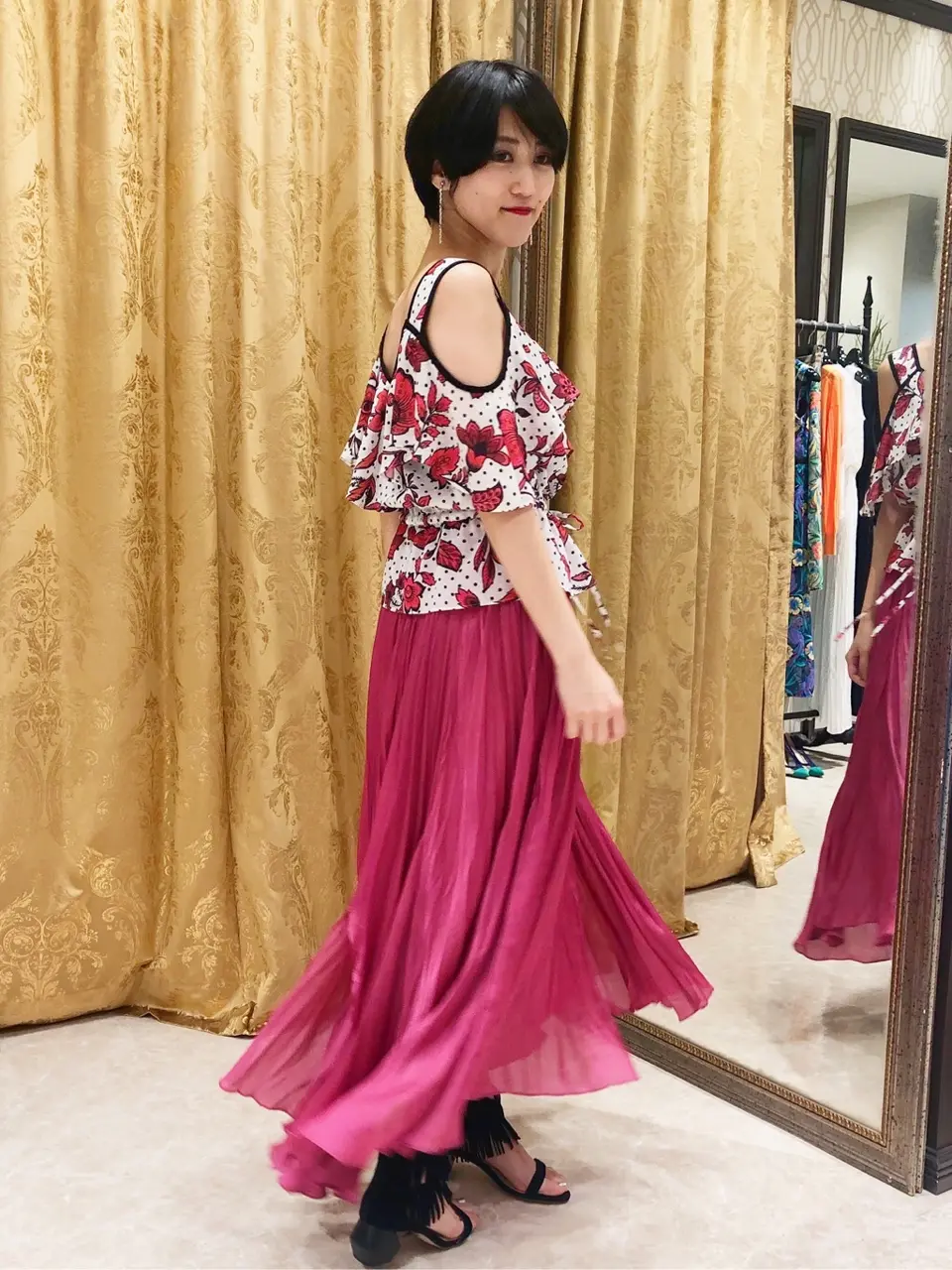 GRACE CONTINENTAL A.FUKUDA コーディネート画像