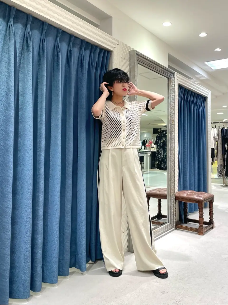 GRACE CONTINENTAL yoshi コーディネート画像