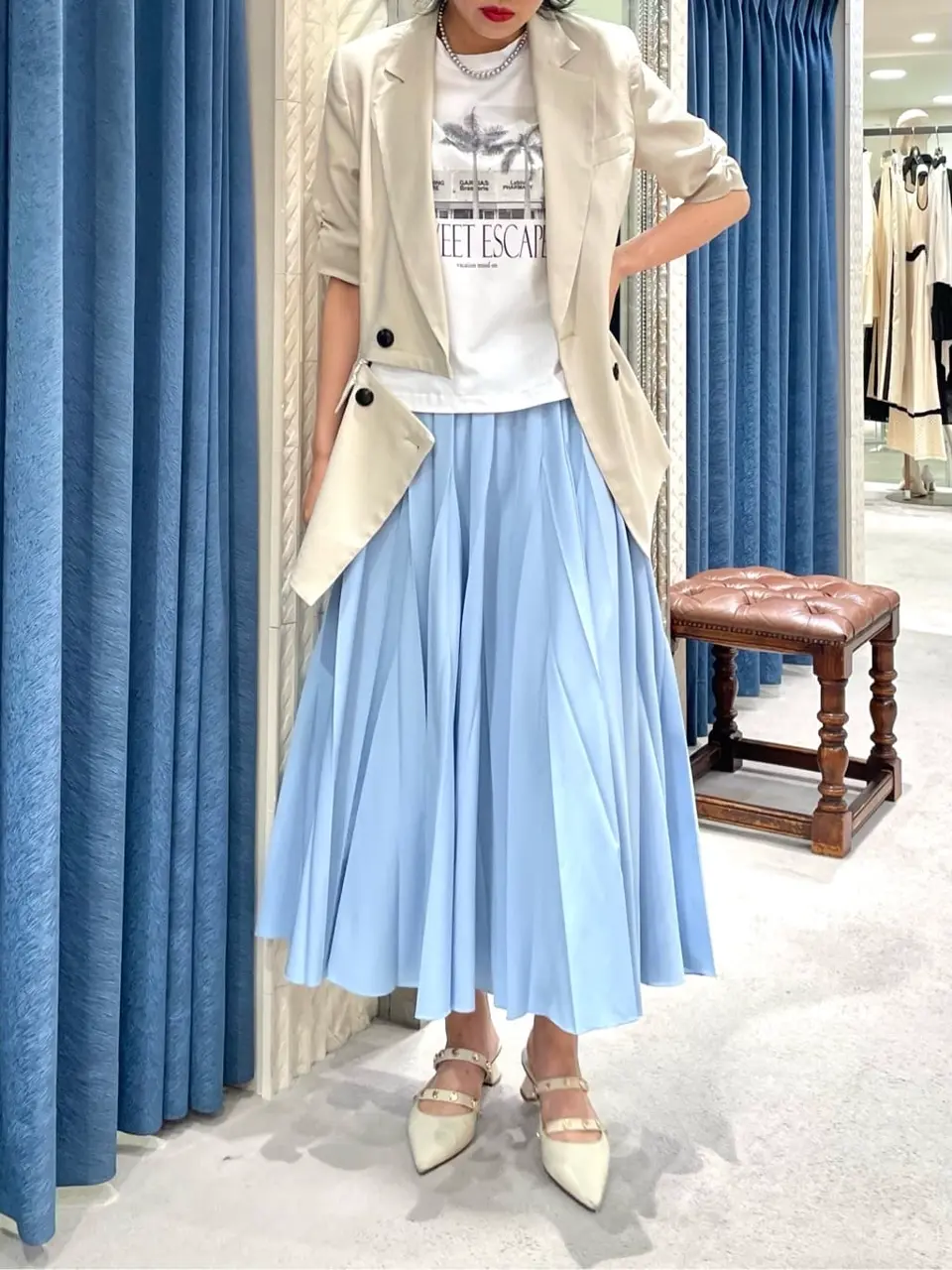 GRACE CONTINENTAL yoshi コーディネート画像