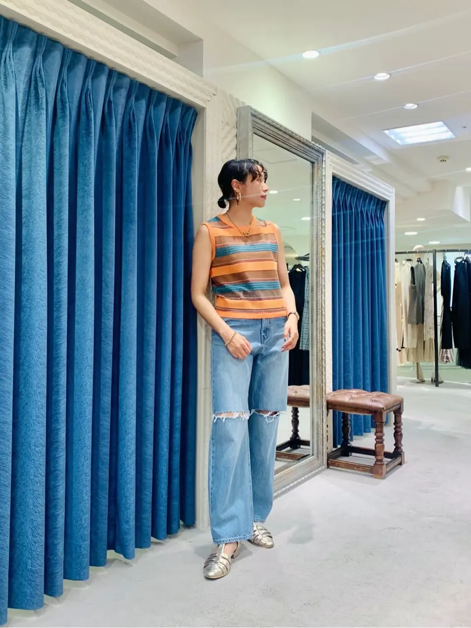 GRACE CONTINENTAL haruka iwasaki コーディネート画像