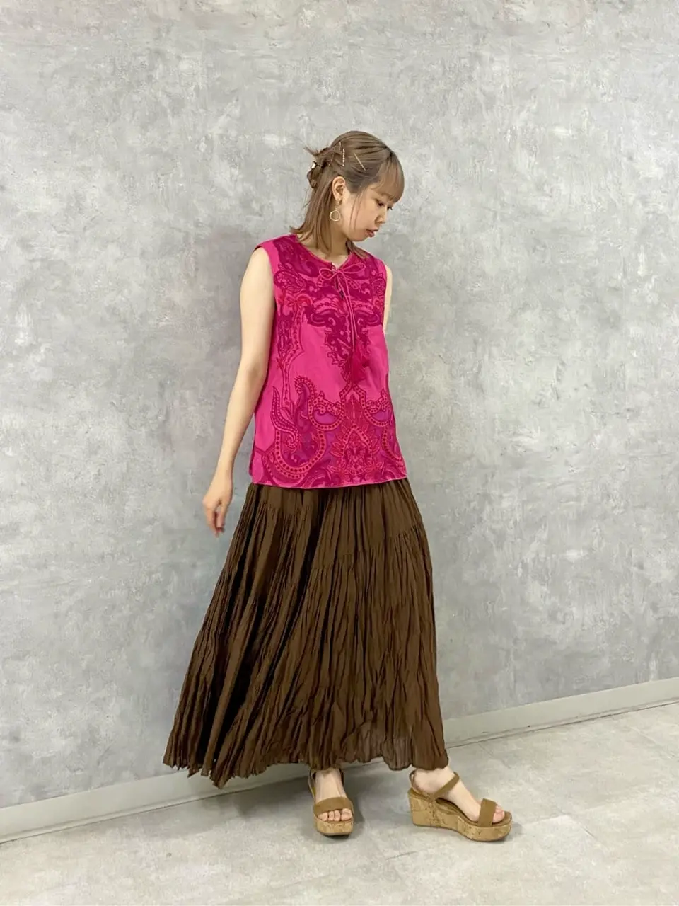 GRACE CONTINENTAL Abe コーディネート画像