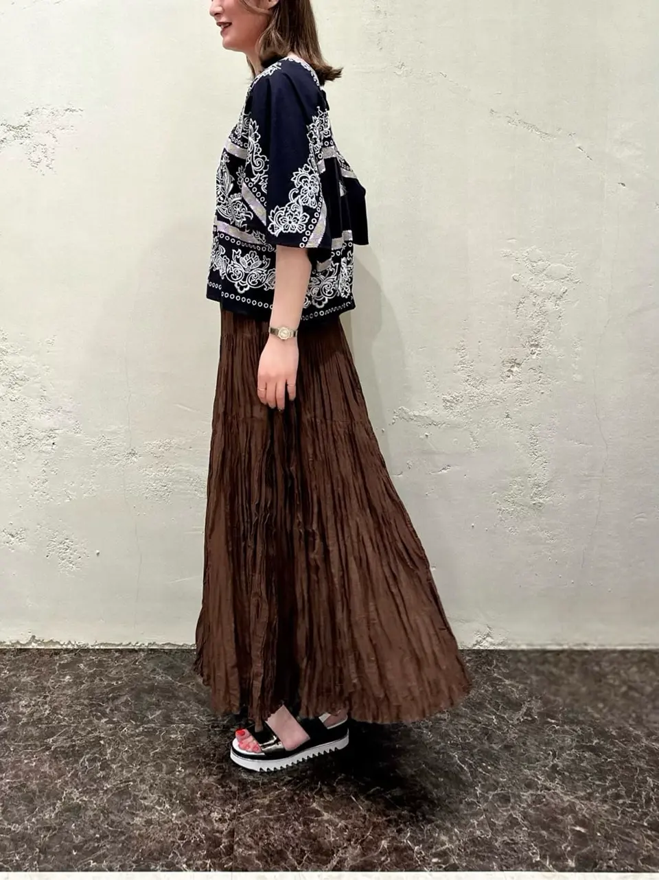 GRACE CONTINENTAL Kogane. コーディネート画像