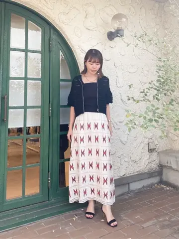 GRACE CONTINENTAL 古川温子 コーディネート画像