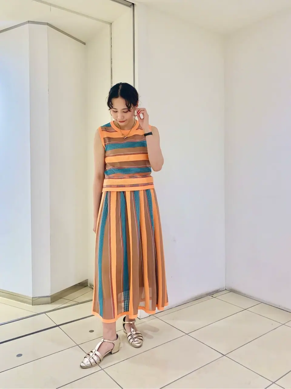 GRACE CONTINENTAL haruka iwasaki コーディネート画像