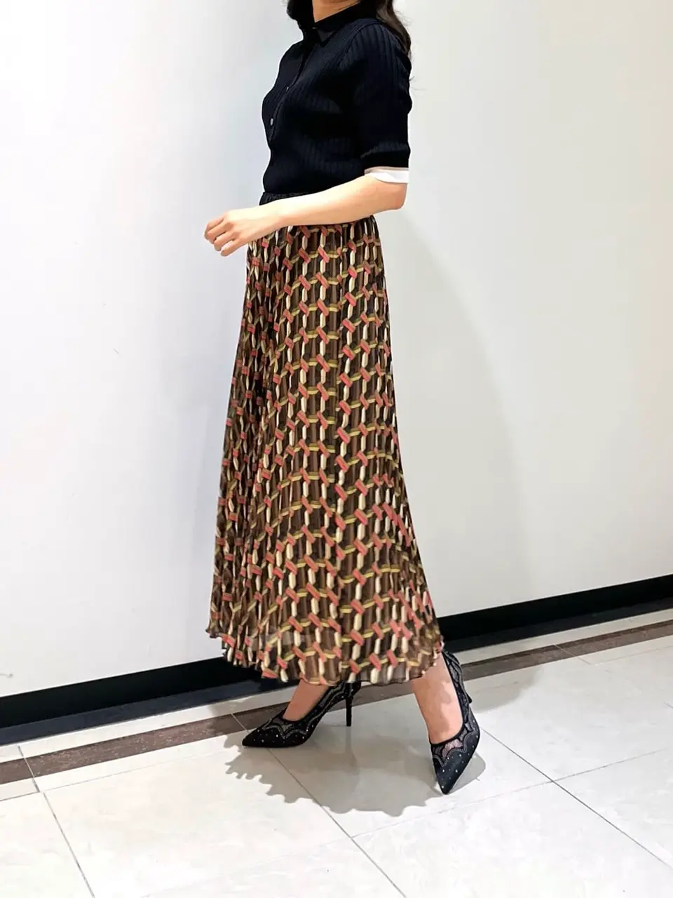 GRACE CONTINENTAL MORITA AI コーディネート画像