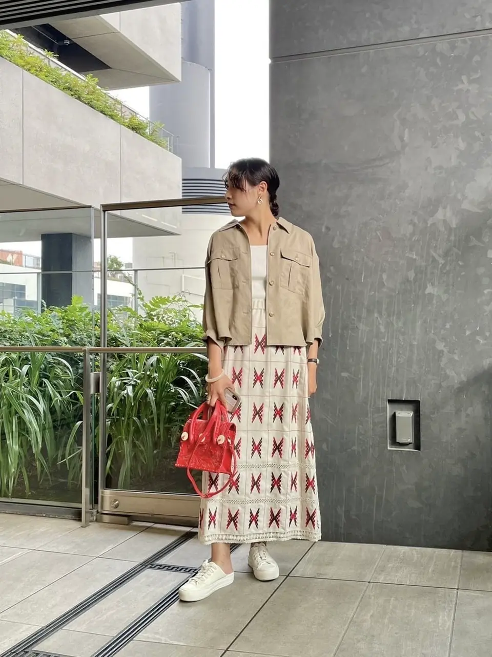 GRACE CONTINENTAL haruka iwasaki コーディネート画像