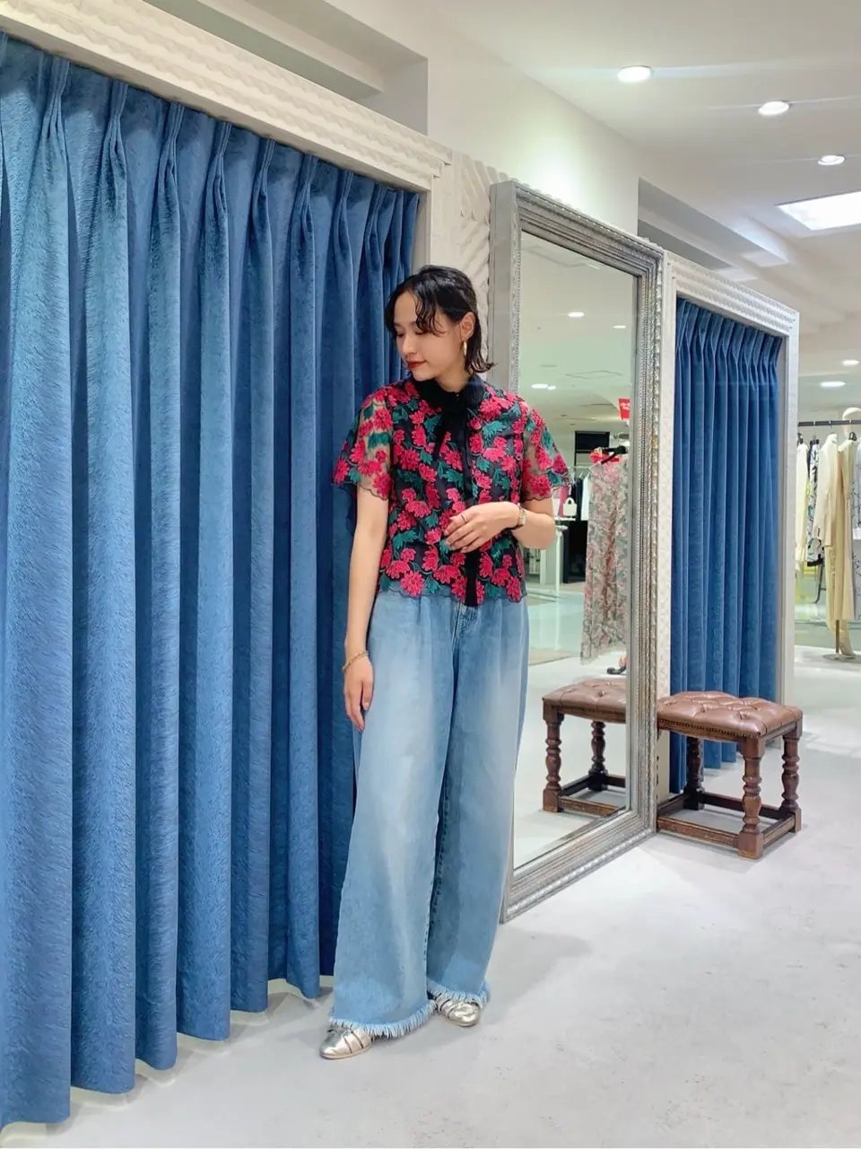 GRACE CONTINENTAL haruka iwasaki コーディネート画像