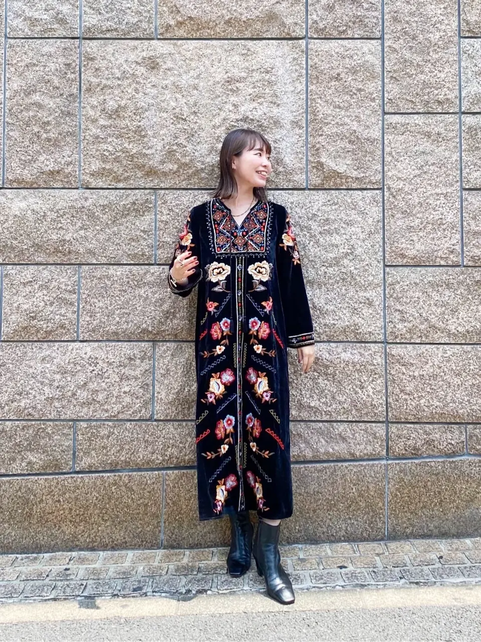  古川温子 コーディネート画像