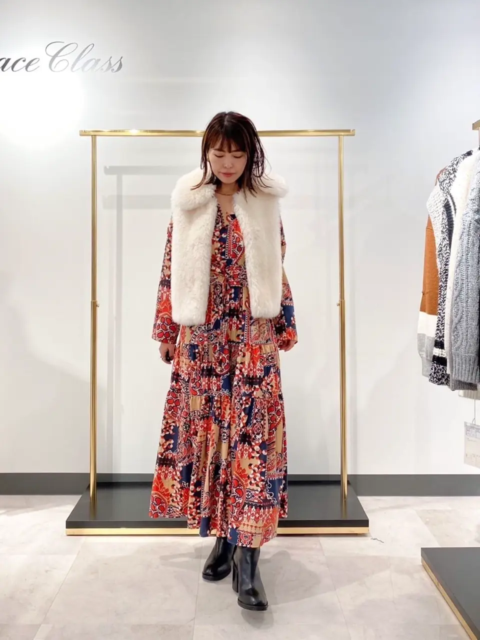  古川温子 コーディネート画像