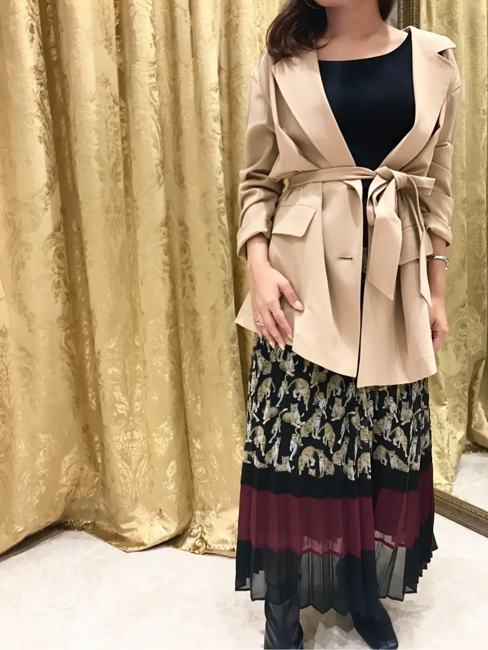 GRACE CONTINENTAL 松﨑　咲良 コーディネート画像